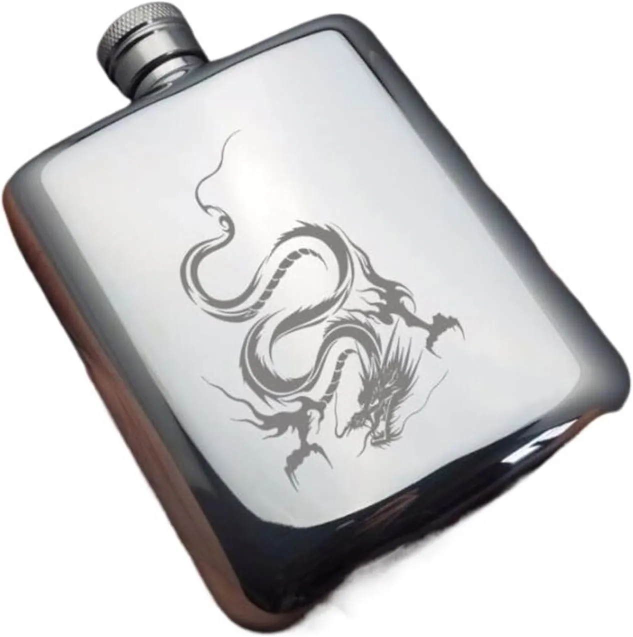 Outdoor Travel Flasks Portable Flasks for Liquor for Men Stainless Steel Flasks with Funnel Wedding Party Birthdays Flasks 6Oz(A)