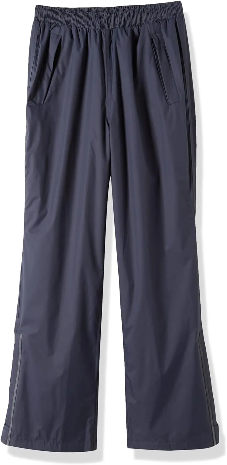 Outdoor Ventures Women's Rain Pants Packable Waterproof Hiking Pants Windproof Breathable Outdoor Rain Over Pants
