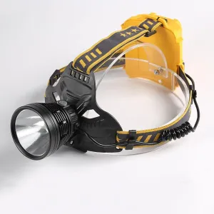 Outdoor Waterproof LED Glare Headlamp,Head Mounted Flashlight,High Power Wide Angle,for Hiking, Fishing,Climbing,Night Construction