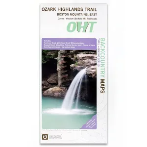Ozark Highlands Trail Boston Mountains East Map