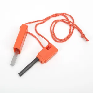Ozark Trail Flint and Steel Fire Starter, 0.75"D x 5.75"H x 3"W", Model 5118
