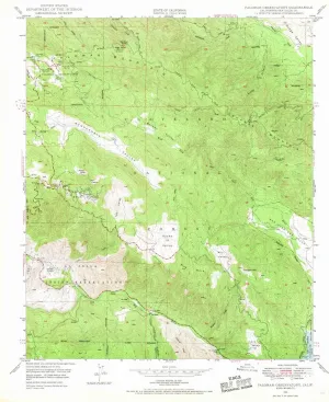 Palomar Observatory CA topo map, 1:24000 Scale, 7.5 X 7.5 Minute, Historical, 1949, Updated 1968, 26.8 x 21.9 in