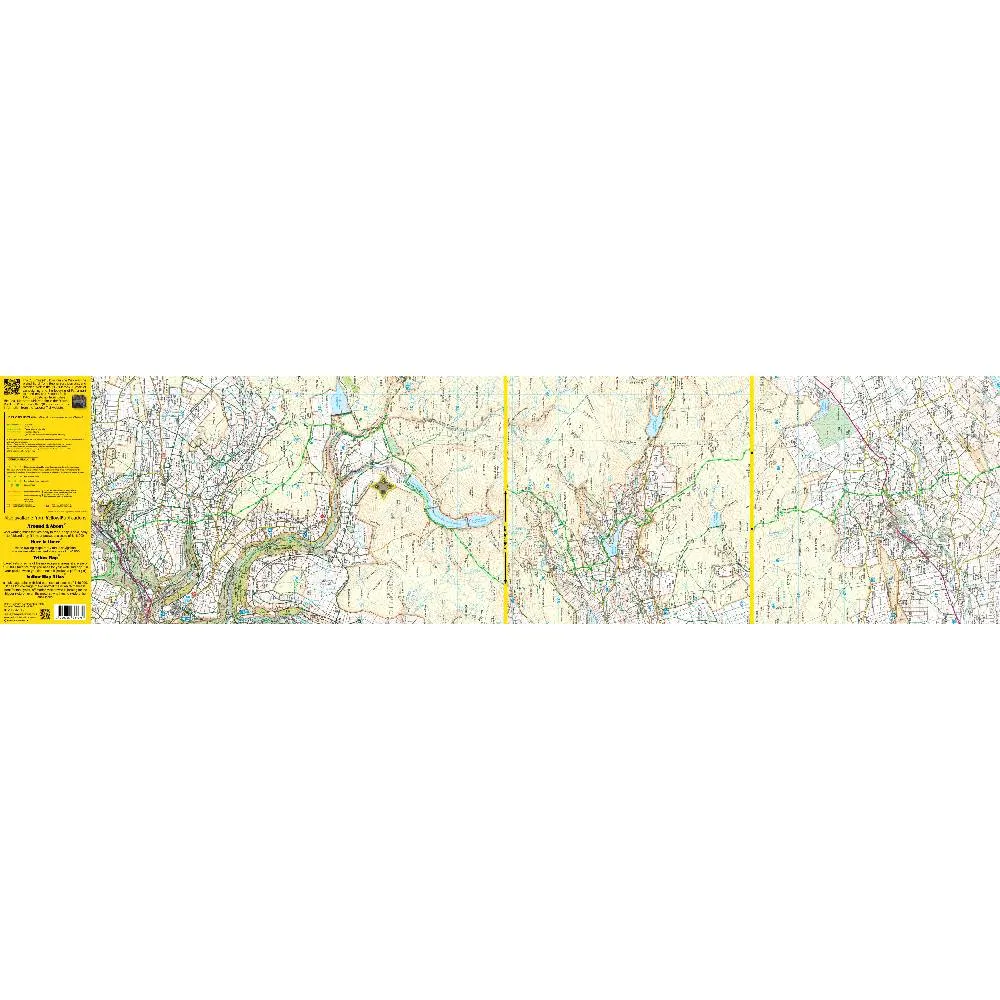 Pennine Way 2 - Standedge to Ickornshaw - Zigzag map