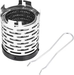 PerGar Camping Gas Stove Cover, Portable Mini Outdoor Stove Cover, Lightweight Foldable Camping Gas Stove Cover, Metal Heating Gas Stove Cover for Hiking and Backpacking