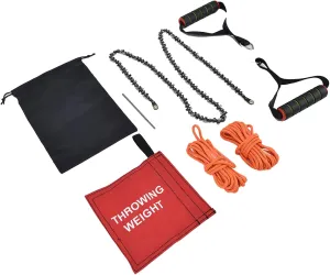 Pocket Chainsaw, High Hand Chain Saw 48inch Compact Portable Rope Saw Folding Pocket Chainsaw for Outdoor Camping Backpacking