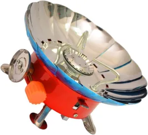 Portable Camping Gas Stove Windproof Design Burner for Hiking Outdoor Cooking