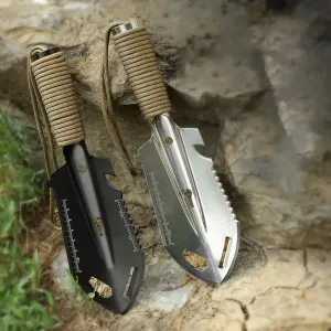 Portable Camping Hiking Traveling Picnic Shovel - Multifunctional Ordnance Shovel Survival Outdoor Equipment Garden Tool Shovel