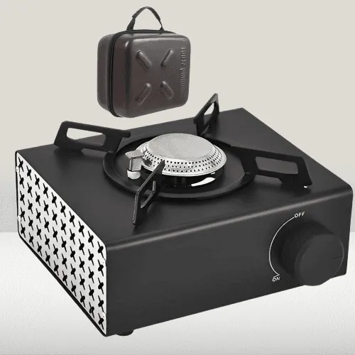 Portable Camping Stove - Single Burner Outdoor Cooking Burner