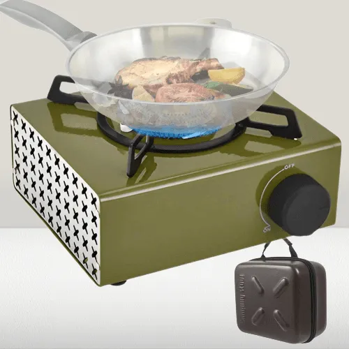 Portable Camping Stove - Single Burner Outdoor Cooking Burner