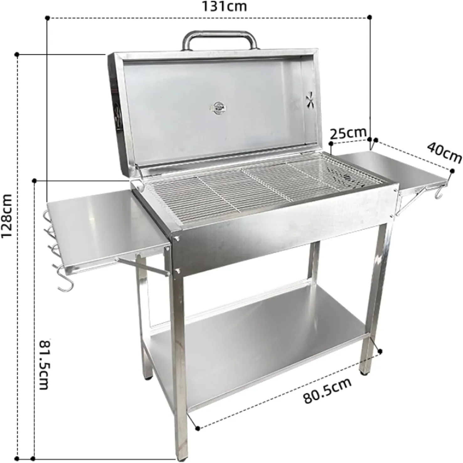 Portable Charcoal Grill BBQ Grill Portable, Quick-Assembly Design for Camping, Tailgating, Picnics & Outdoor Cooking Camping e