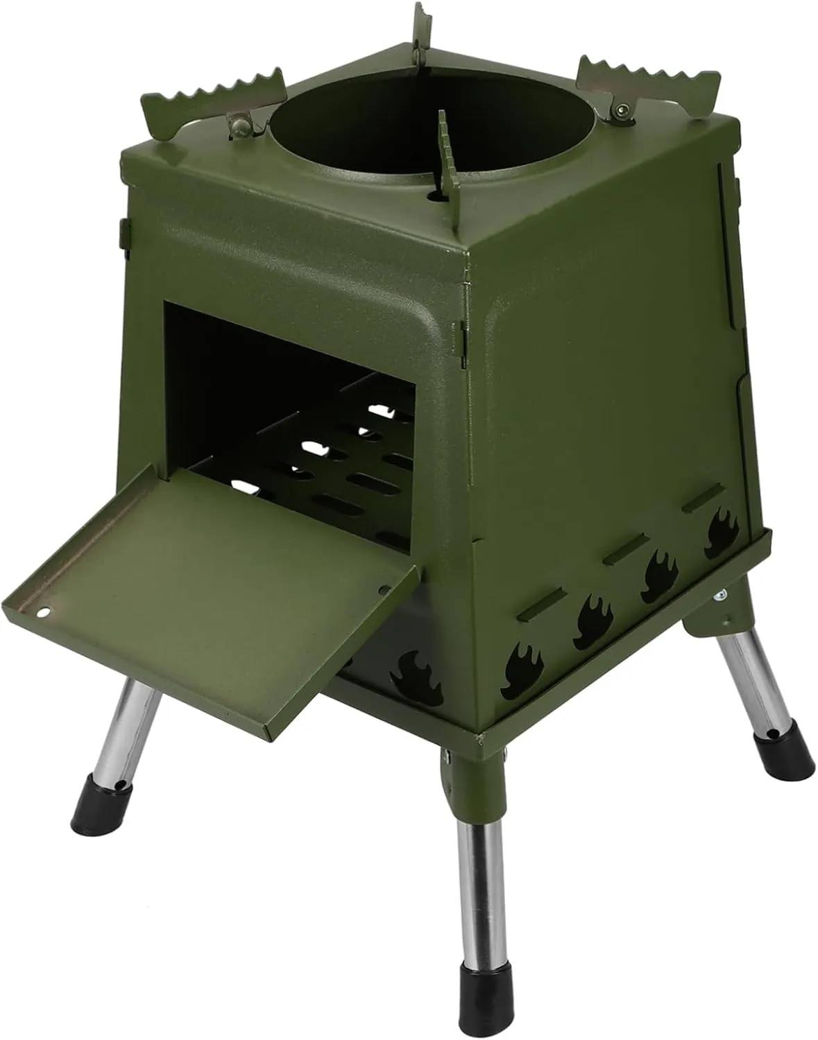 Portable Foldable Camping Stove Outdoor Barbecue Heater for Hikingnics Cooking Equipment