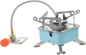 Portable Folding Camp Stove Compact Outdoor Gas Stove for Hiking Backpacking and Picnics Durable Design for and Versatile Use Outdoor Activities