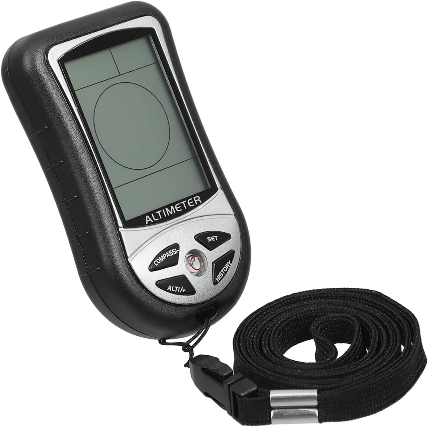 Portable Hiking Gear Digital Compass Barometer Altimeter Rugged Outdoor Tool for Mountaineering Fishing