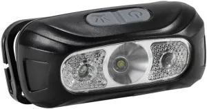 Portable Mini Sensor Headlamp Strong Rechargeable Head Light Flashlight Night Fishing Camping Headlights Front Lantern(Black-0515)
