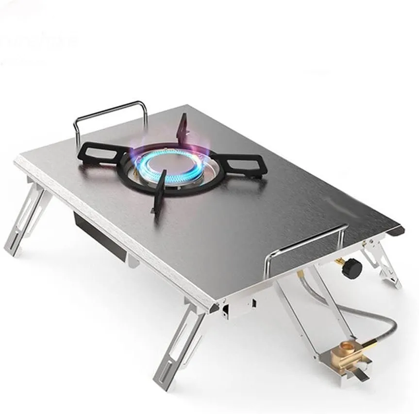 Portable Outdoor Gas Stove Ultralight Camping Cooking Windproof Magnetic Stoves Furnace Camping Picnic