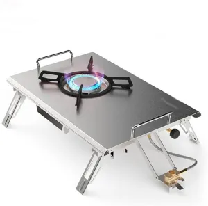 Portable Outdoor Gas Stove Ultralight Camping Cooking Windproof Magnetic Stoves Furnace Camping Picnic