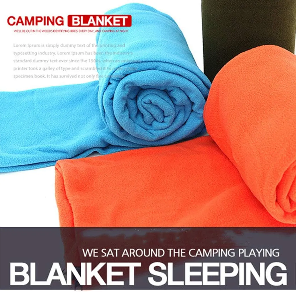 Portable Sleeping Bag Sleeping Bag Fleece Liner Tent Bed for Outdoor Camping Hiking Backpacking
