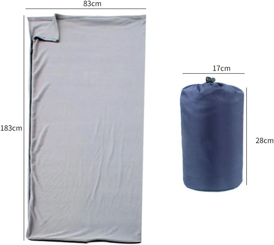 Portable Sleeping Bag Sleeping Bag Fleece Liner Tent Bed for Outdoor Camping Hiking Backpacking