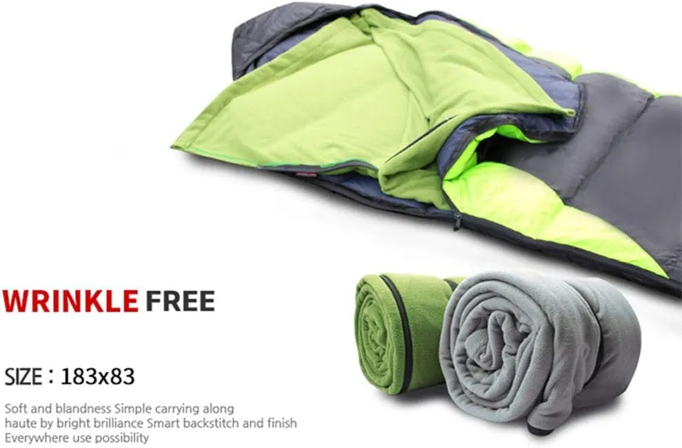 Portable Sleeping Bag Sleeping Bag Fleece Liner Tent Bed for Outdoor Camping Hiking Backpacking