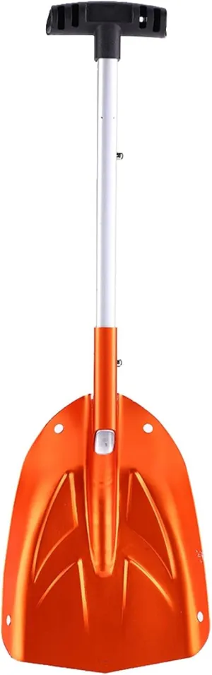 Portable Telescopic Aluminum Car Adjustable Extended Edition Snow Shovel Essential Small Emergency Avalanche Shovel for Camping, Emergencies, Cars, Back Country Adventures/3755