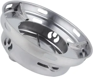 Portable Windproof Alcohol Stove Lightweight Stainless Steel Mini Camping Burner for Outdoor Cooking and Hiking for Twigs Leaves and Alcohol