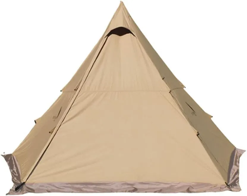 Portable Yurt Tent for 4/8 Person Family Camping Tent UPF50 , 4 Season Bell Tent Large Hot Tent 900D Oxford Yurt House for All Year Living Glamping