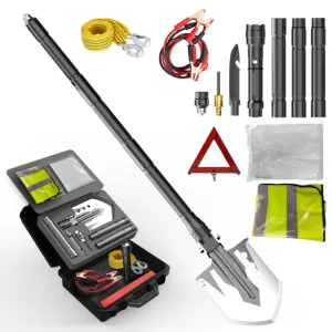 PrepPro 17-in-1 Vehicle Emergency Tool Kit | Be Ready for Any Situation