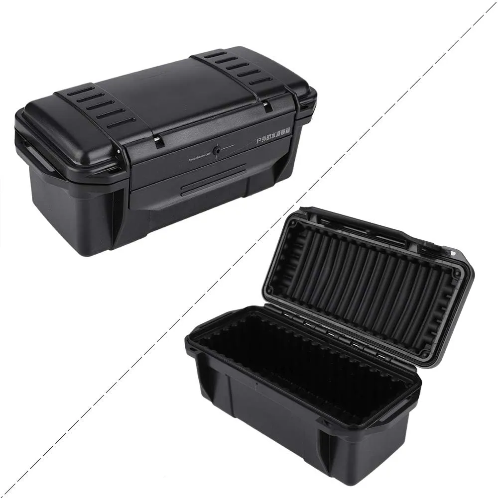 Pressure Proof Waterproof SED Box, Survival Storage Case, Outdoor Shockproof Case for Hiking, Camping, or Engaging (C)
