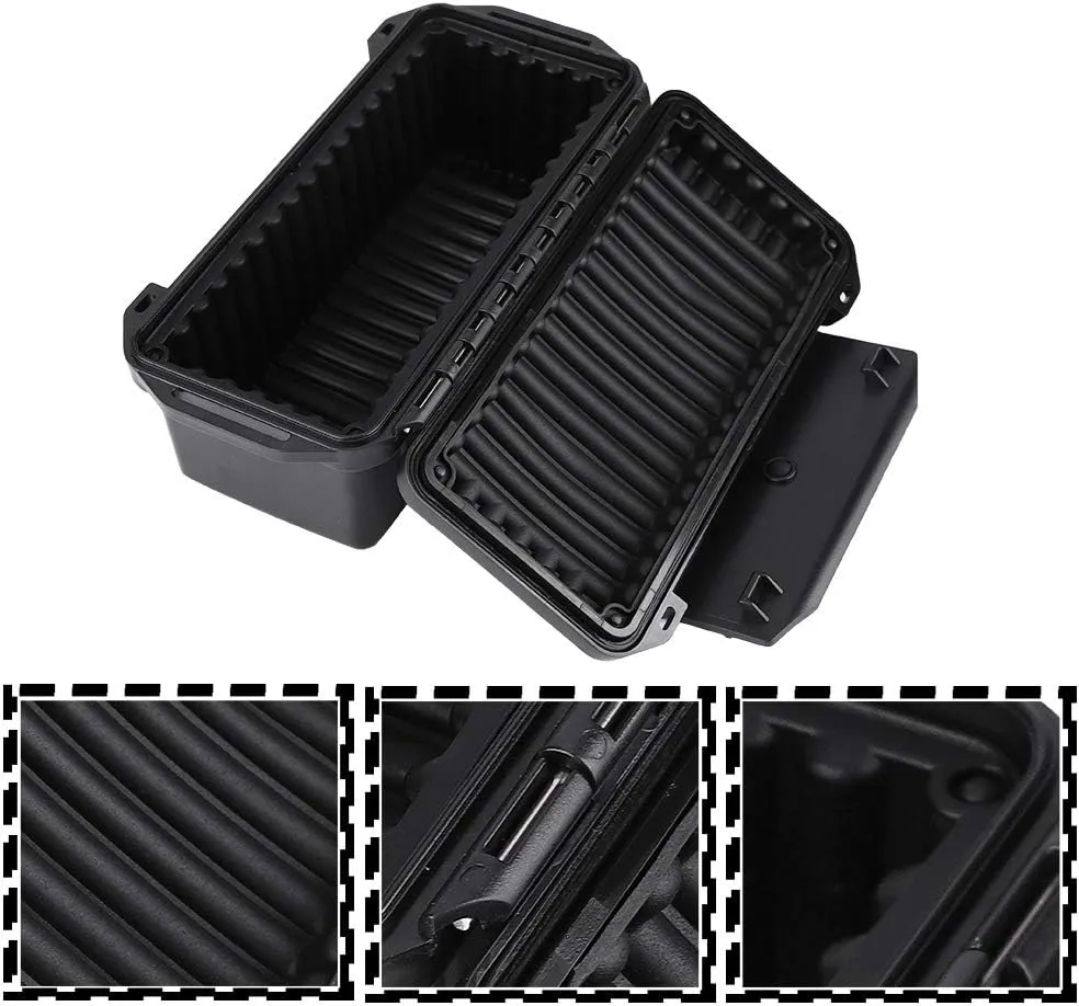 Pressure Proof Waterproof SED Box, Survival Storage Case, Outdoor Shockproof Case for Hiking, Camping, or Engaging (C)
