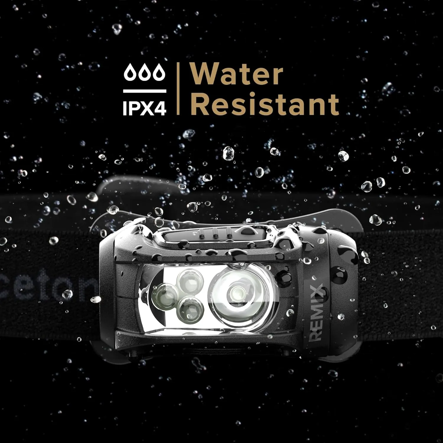 Princeton Tec Remix LED Headlamp (Black, 300 Lumens White and UV)
