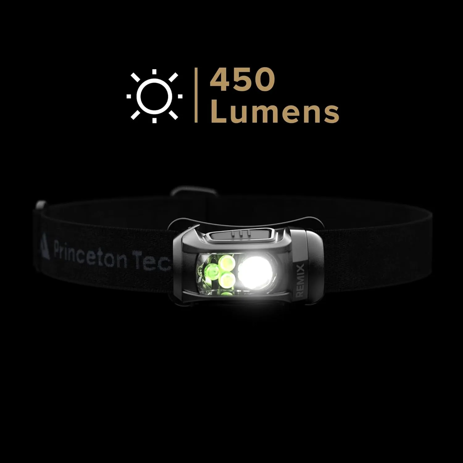 Princeton Tec Remix LED Headlamp (Black, 300 Lumens White and UV)