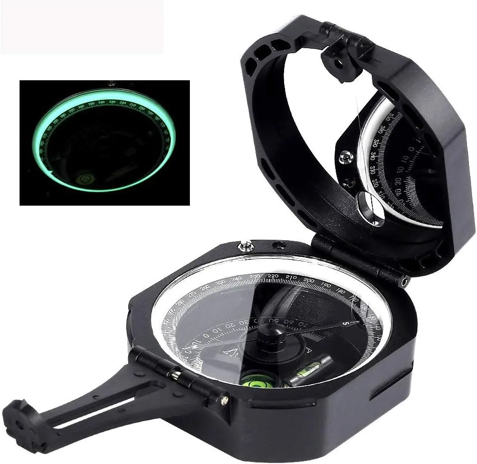 Professional Geological Compass Outdoor Survival Military Compass for Measuring Slope Distance