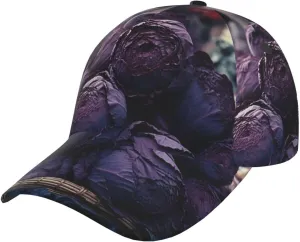 Purple Cabbage Baseball Cap Women Men Golf Dad Hat Adjustable Classic Baseball Hat Outdoor Sports Caps