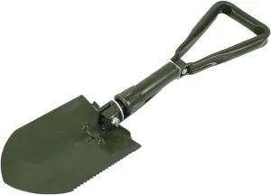 Qtqgoitem Serrated Edge Triangle Handle Folding Pick Shovel Tool Green (Model: c77 add 9ba 794 968)