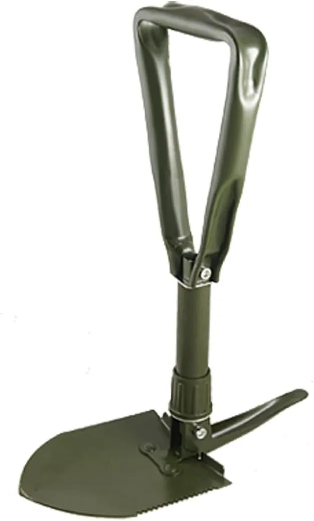 Qtqgoitem Style Camping Multi Use Folding Shovel Army Green (Model: 274 6b8 0d4 42a 617)