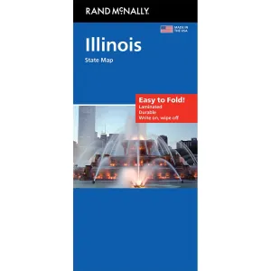 Rand McNally Easy to Fold: Illinois State Laminated Map Map – Folded Map, March 30, 2024