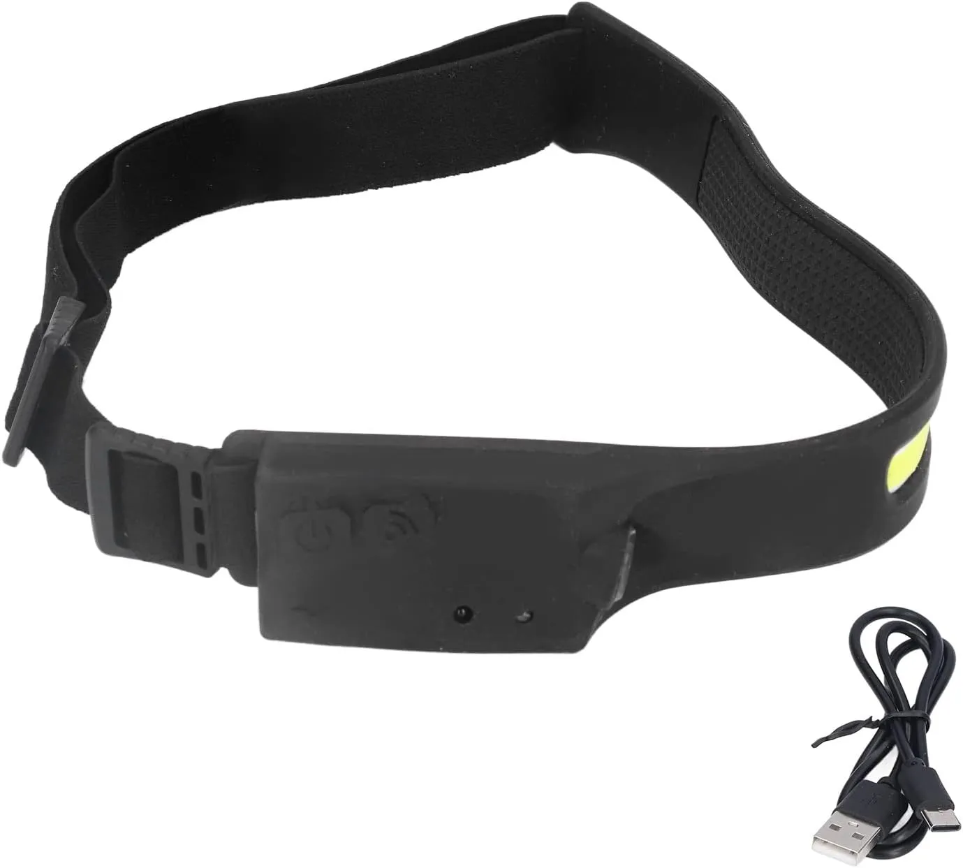 Rechargeable Headlamp, 350LM COB USB Rechargeable Headlight 230° All Perspectives Indution Headlamp IPX4 Camping Head Light