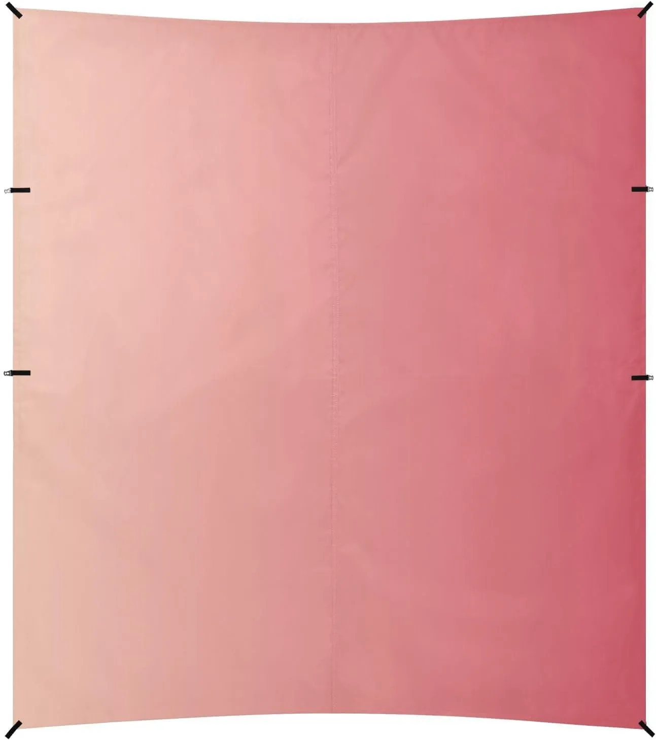 Red Gradient Beach Tent & Canopy UPF50  Easy Setup Sun Shade with Sturdy Poles, Sandbags and Shovel for Backyard and Camping