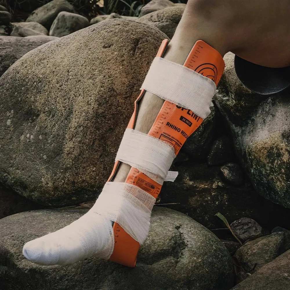 RHINO RESCUE 36" First Aid Splint Lightweight Reusable Bone Immobiliser for Emergency Kits