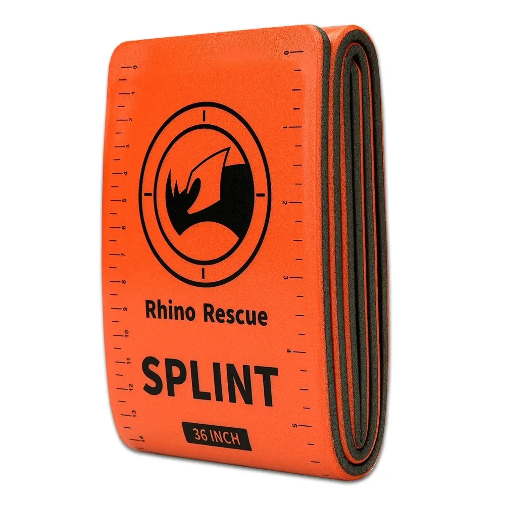 RHINO RESCUE 36" First Aid Splint Lightweight Reusable Bone Immobiliser for Emergency Kits