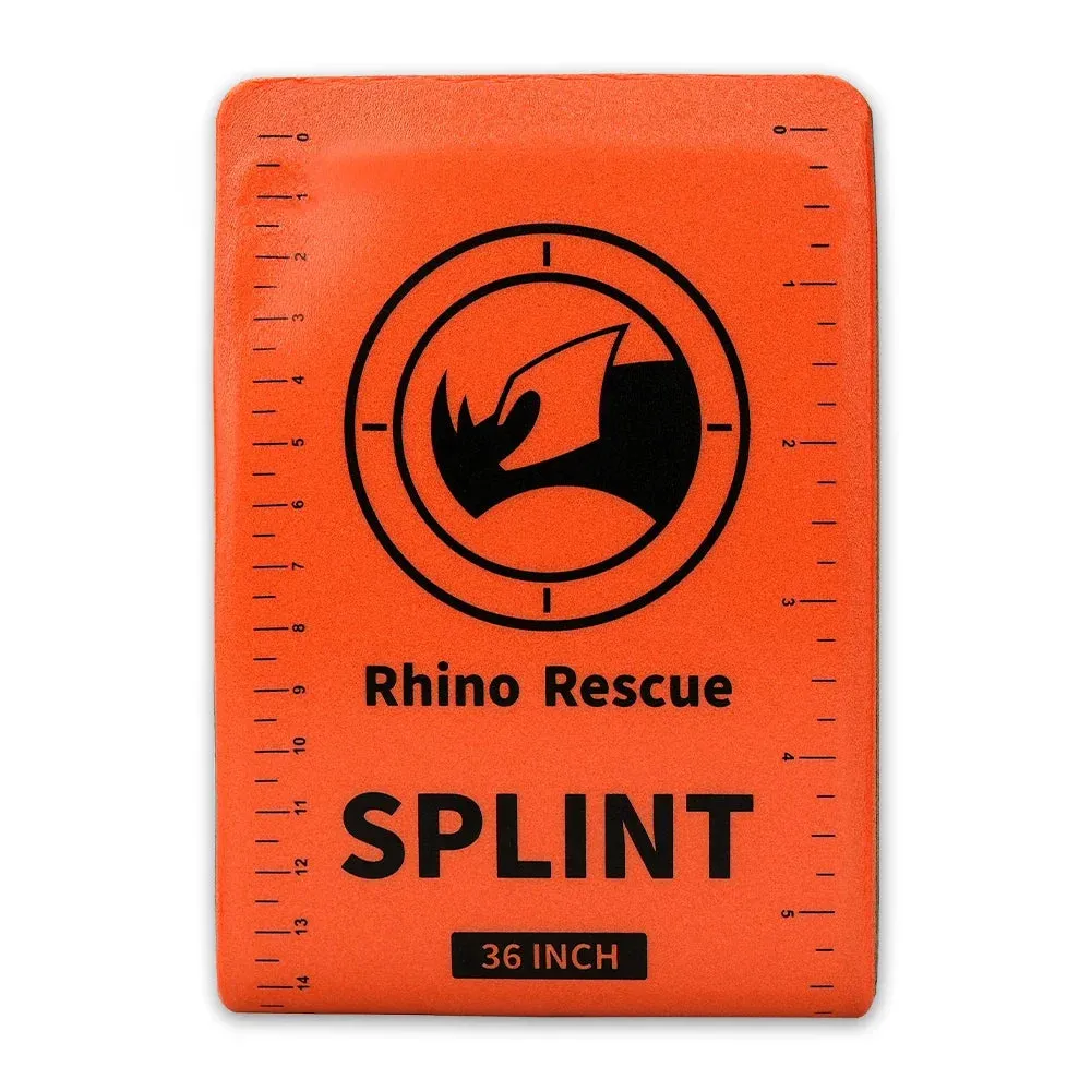 RHINO RESCUE 36" First Aid Splint Lightweight Reusable Bone Immobiliser for Emergency Kits