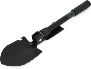 Rubber Coated Non- Handle Metal Foldable Camping Shovel Black (id: 980 75a 01e d7d 323, Small, 98075a01ed7d9323702c9c78798641