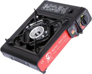 Safe Camping Stove Portable Gas Cooker for Hot Pot BBQ and Picnic Skid-Resistant Easy to Install Disassemble