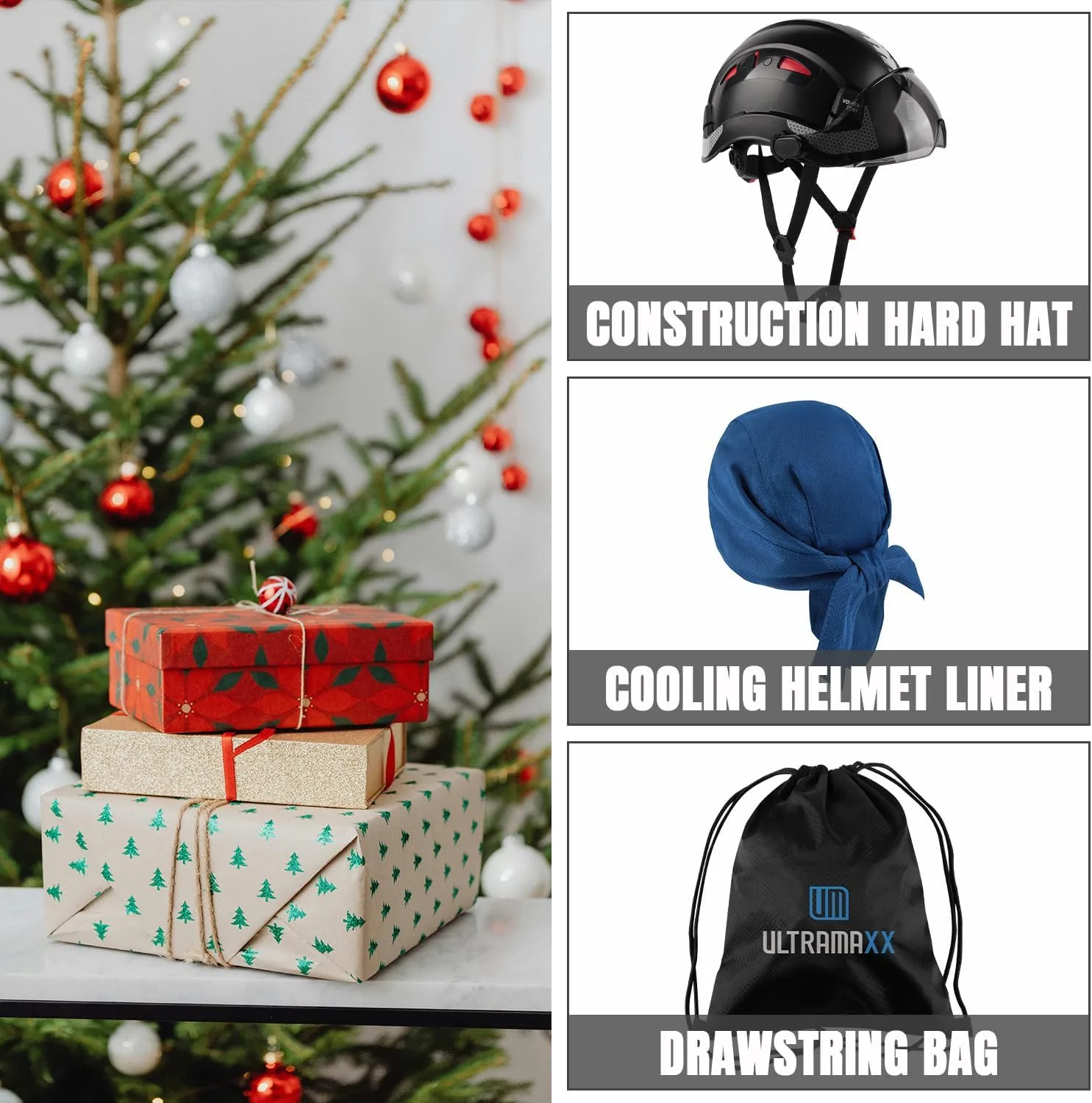 Safety Helmet Hard Hat, ANSI Z89.1 Approved Lightweight Vented Work Helmet, 6-Point Adjustable Ratchet Suspension Hardhat Ideal for Industrial and Construction