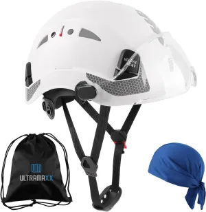 Safety Helmet Hard Hat, ANSI Z89.1 Approved Lightweight Vented Work Helmet, 6-Point Adjustable Ratchet Suspension Hardhat Ideal for Industrial and Construction