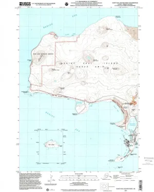 Saint Paul Island West AK topo map, 1:25000 Scale, 7.5 X 7.5 Minute, Historical, 2001, Updated 2002, 26.9 x 22 in