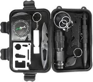 SEDLAV Survival Knife Set - Outdoor Camping Tools & Mini Camping Gear, Compact & Multifunctional Gear - Versatile Wilderness Adventure Kit, Essential for Safety in The Great Outdoors