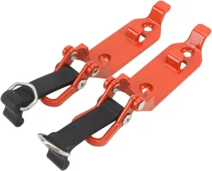 Shovel Holder Wall Mount, Shovel Holder Roof Rack Accessories Rubber Clamp Mounting Kit Heavy Duty Metal for Car Truck Garage (Orange)