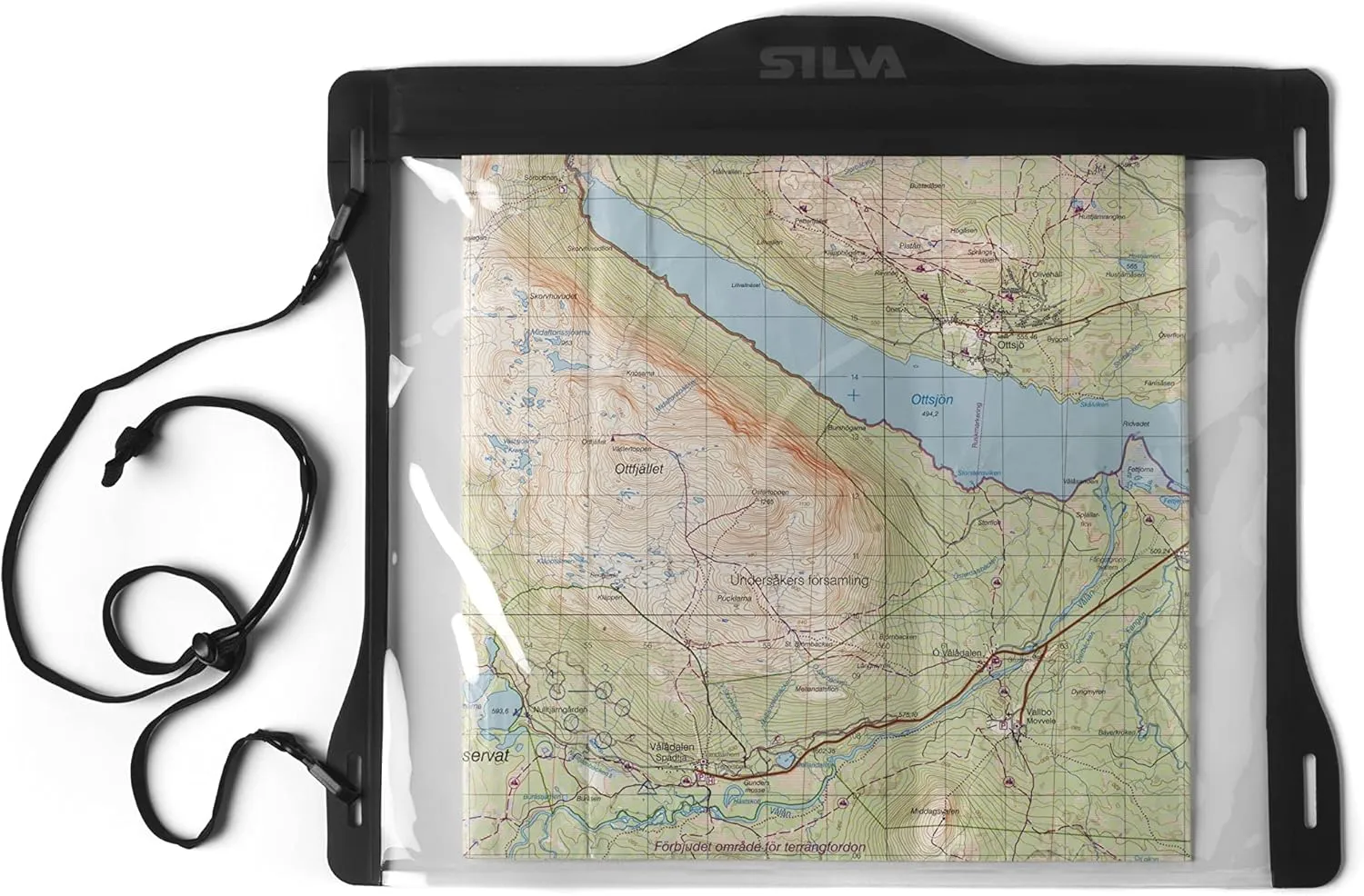 Silva Waterproof Case, Transparent, Medium-A4