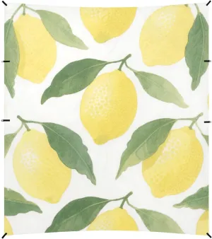 Simple Yellow Lemons Beach Cabana UPF50  Protection Water-Resistant Outdoor Sun Shade with Sandbags and Shovel for Camping, Picnics, Backyard & Fishing
